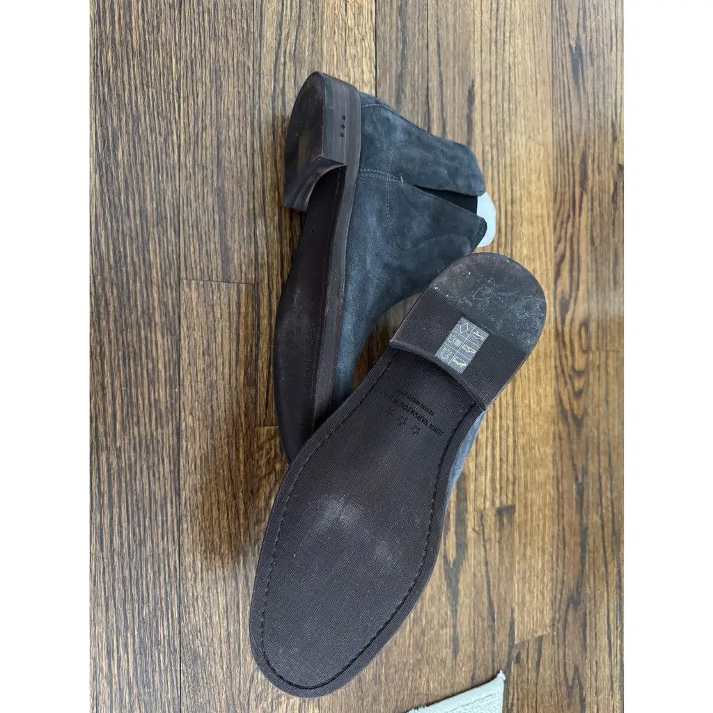 John Varvatos John Varvatos Grey Suede Ankle Boots - NEW Size US 8.5 / EU 41-42 - 4 Thumbnail