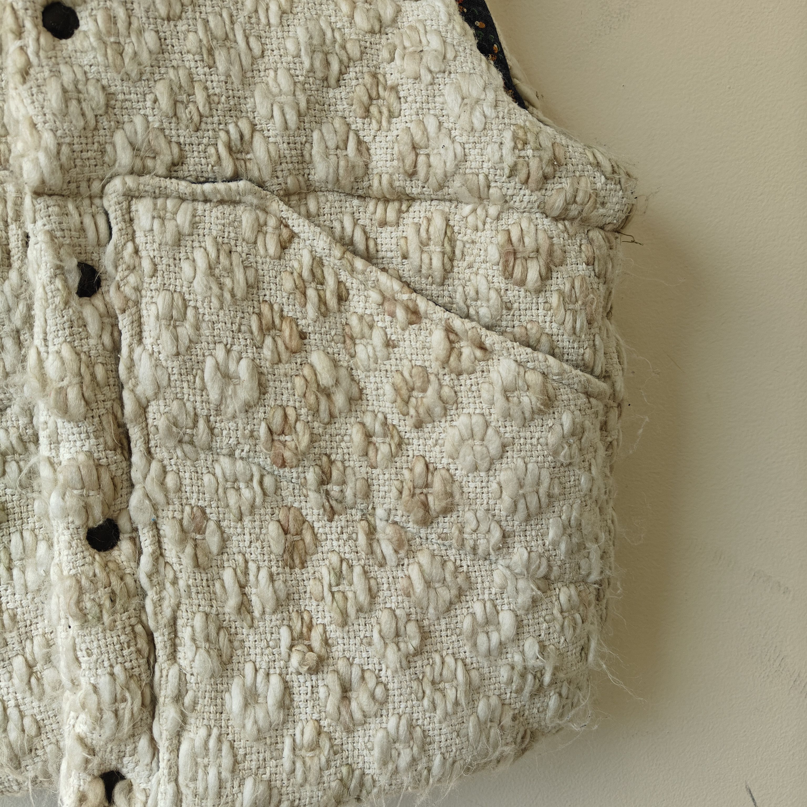 Monitaly rare embroidery puffy hand painted liner vest Size US S / EU 44-46 / 1 - 6 Thumbnail