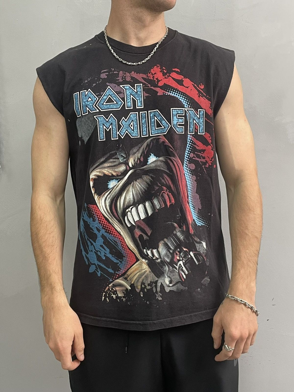 Iron Maiden Rare 2000s iron maiden tank top t shirt band tees Size US L / EU 52-54 / 3 - 2 Thumbnail