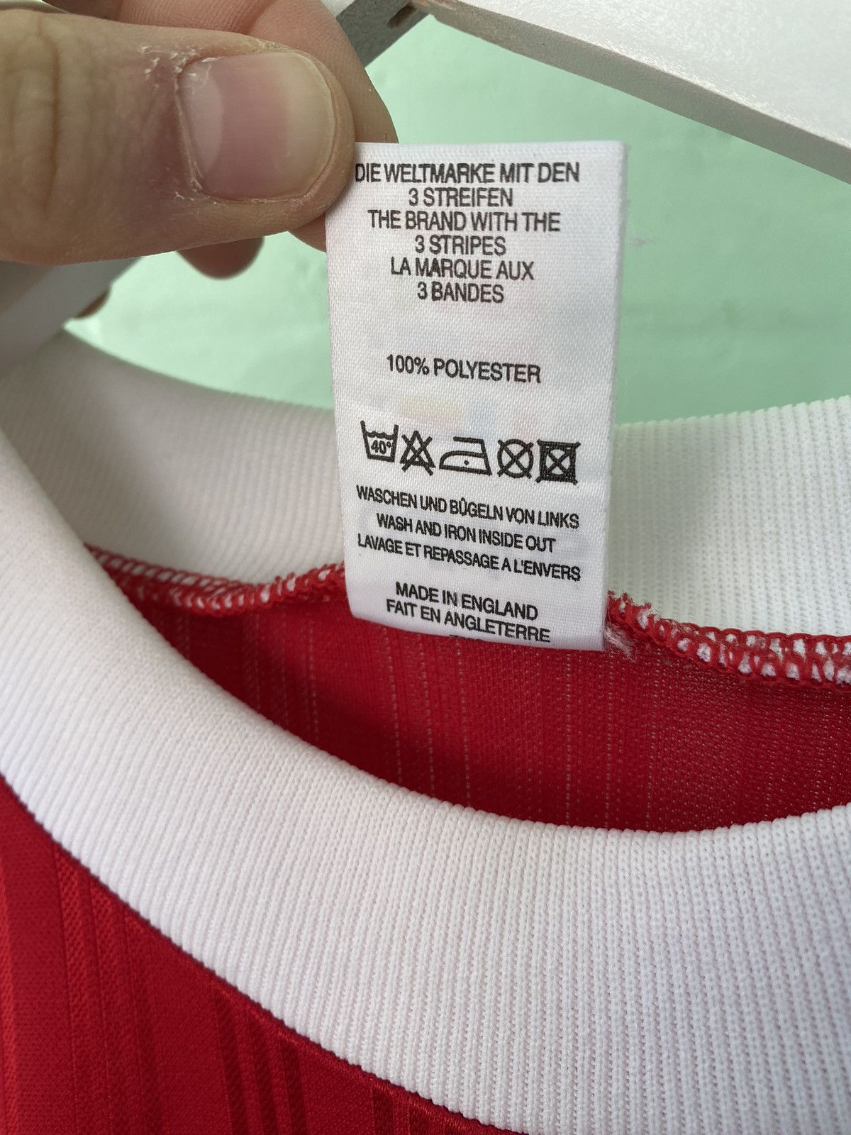 Adidas × Vintage Vintage Football Template Shirt Very Rare Number 5 Size US XL / EU 56 / 4 - 6 Thumbnail