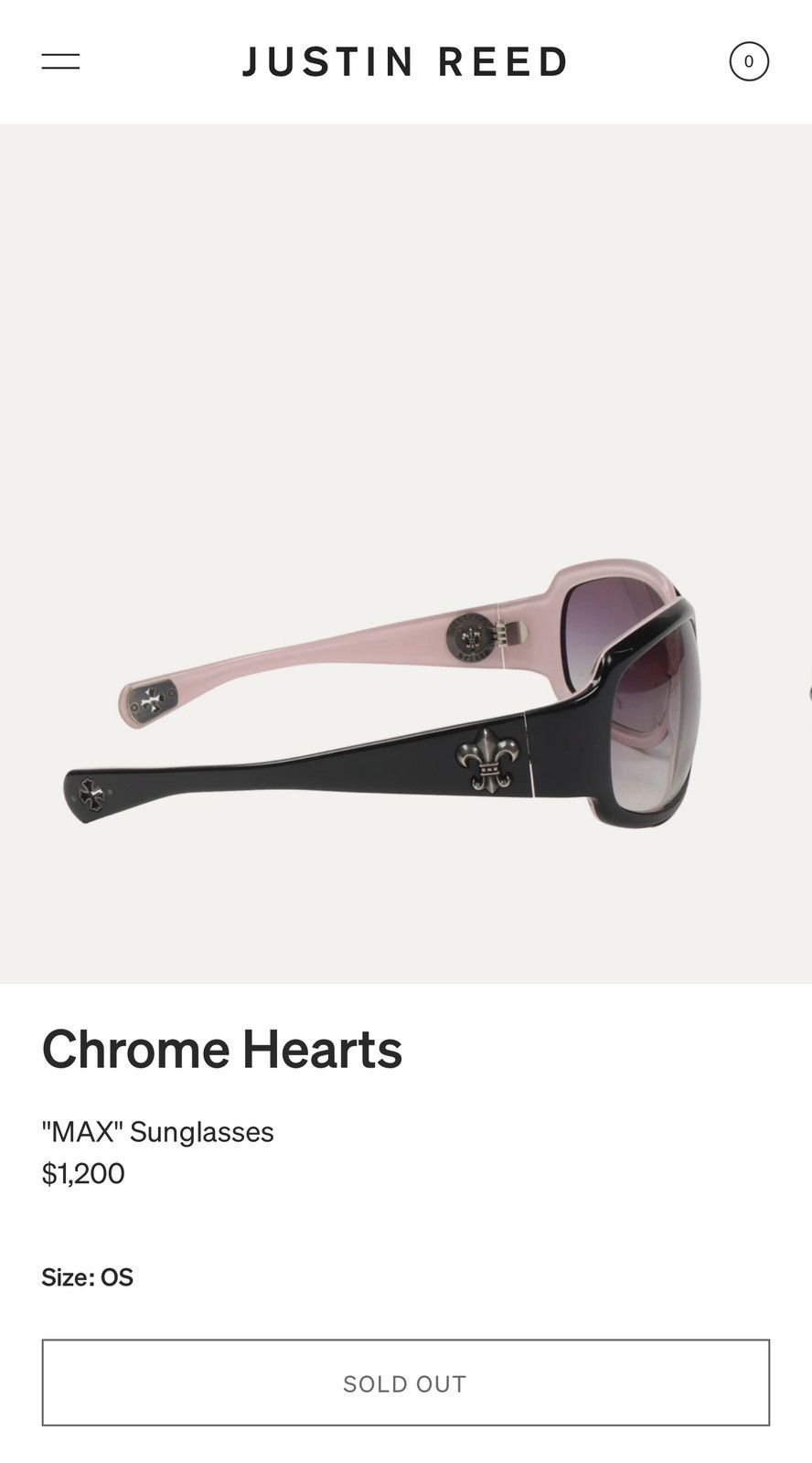 Chrome Hearts Chrome Hearts SWEET YOUNG THANG Sunglasses Cross Silver Size ONE SIZE - 2 Thumbnail