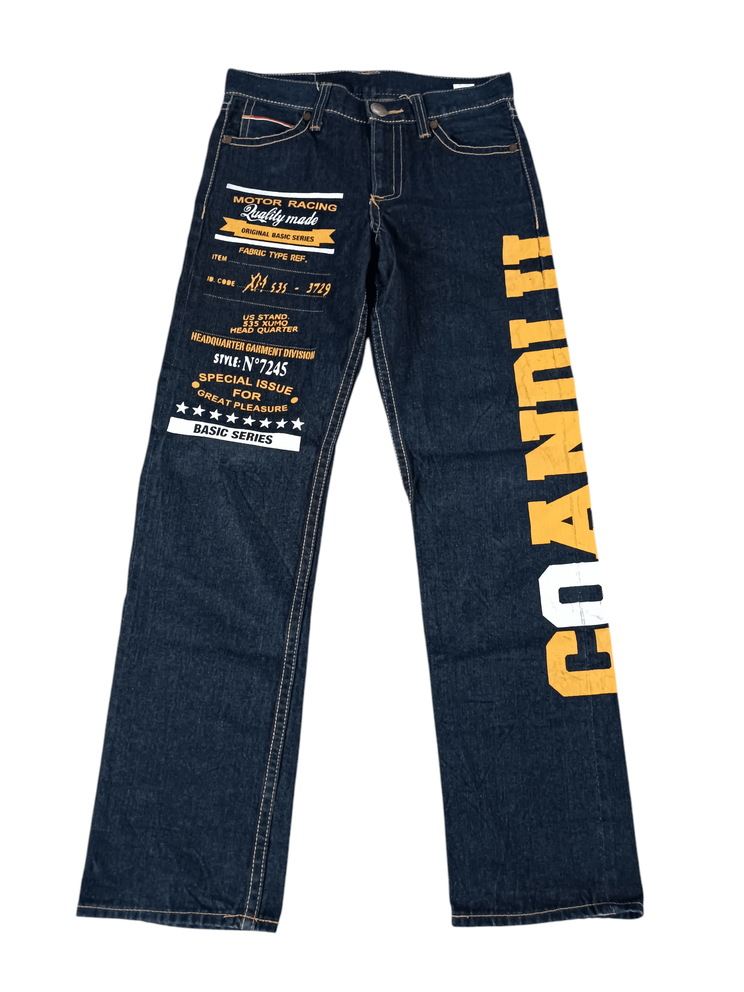 Other Co & Lu Selvedge Big Logo Nice Design Denim Jeans Size US 30 / EU 46 - 3 Thumbnail