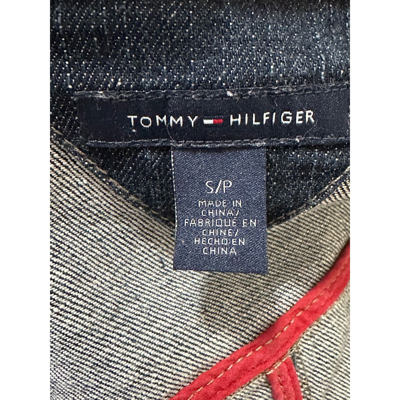 Tommy Hilfiger Tommy Hilfiger blue denim buttoned jacket size small Size S / US 4 / IT 40 - 3 Thumbnail