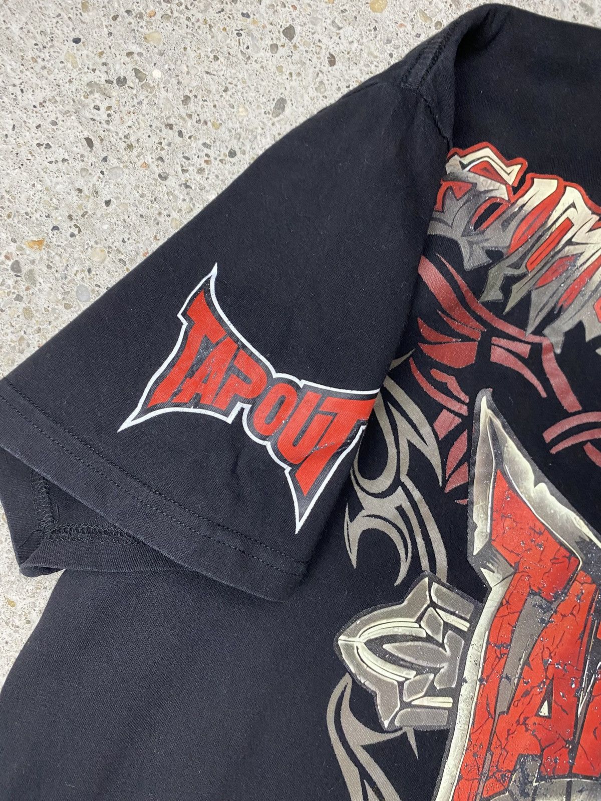Tapout Tapout vintage tshirt affliction mma print full Size US L / EU 52-54 / 3 - 6 Thumbnail