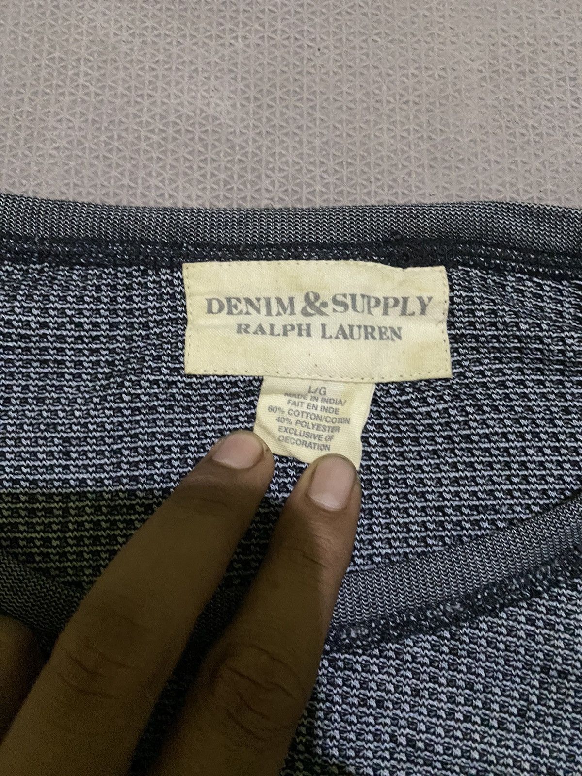 Japanese Brand × Polo Ralph Lauren × Ralph Lauren Denim & supply ralph lauren knit longsleeve Size US L / EU 52-54 / 3 - 5 Thumbnail