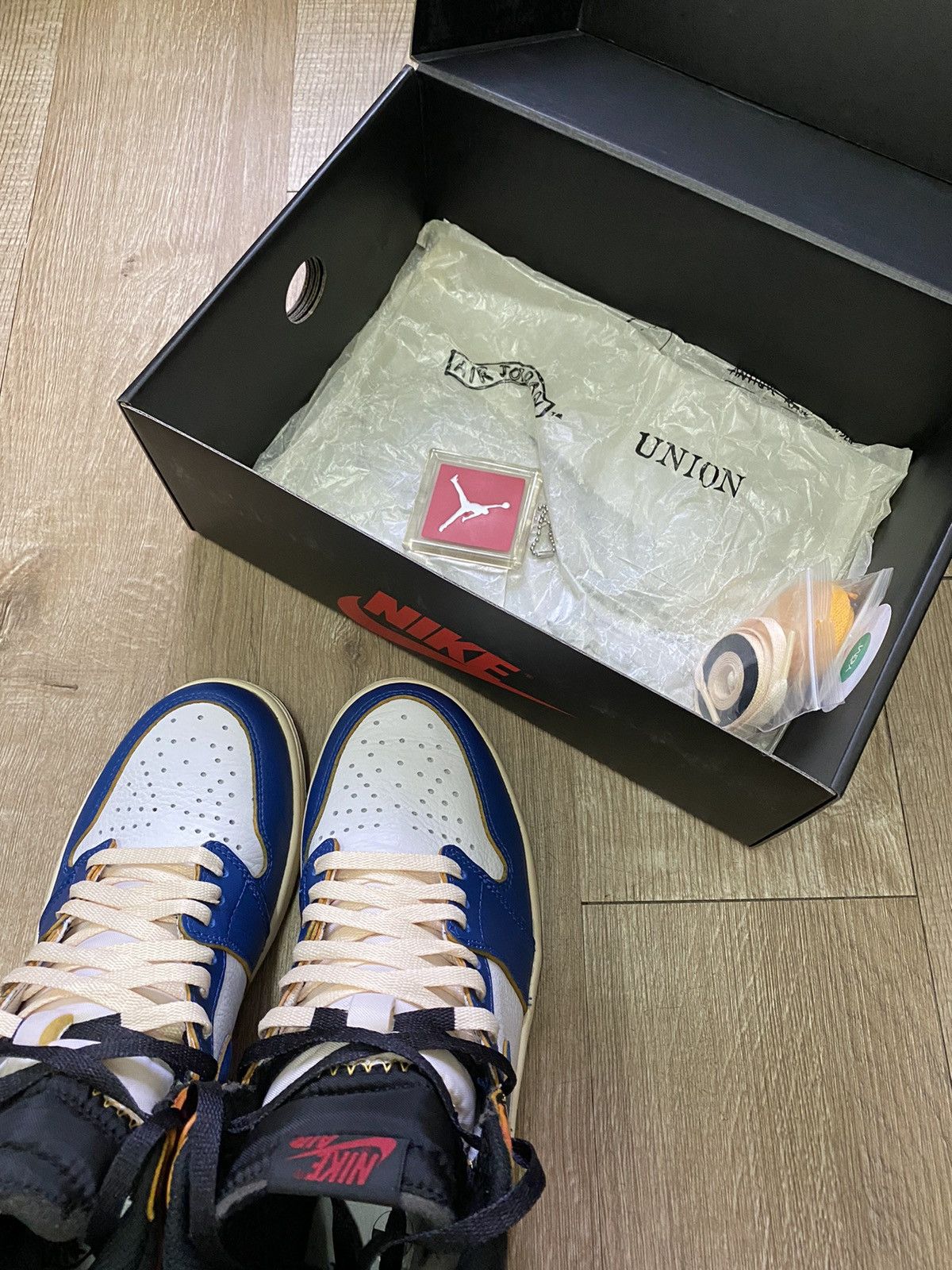 Nike Nike Union AJ1 Storm Blue Size US 8 / EU 41 - 8 Thumbnail