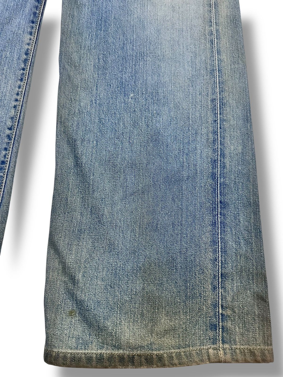 Lee Lee Vintage Distressed Jeans With Baggy Loose Style Mudwash Size US 33 - 12 Thumbnail