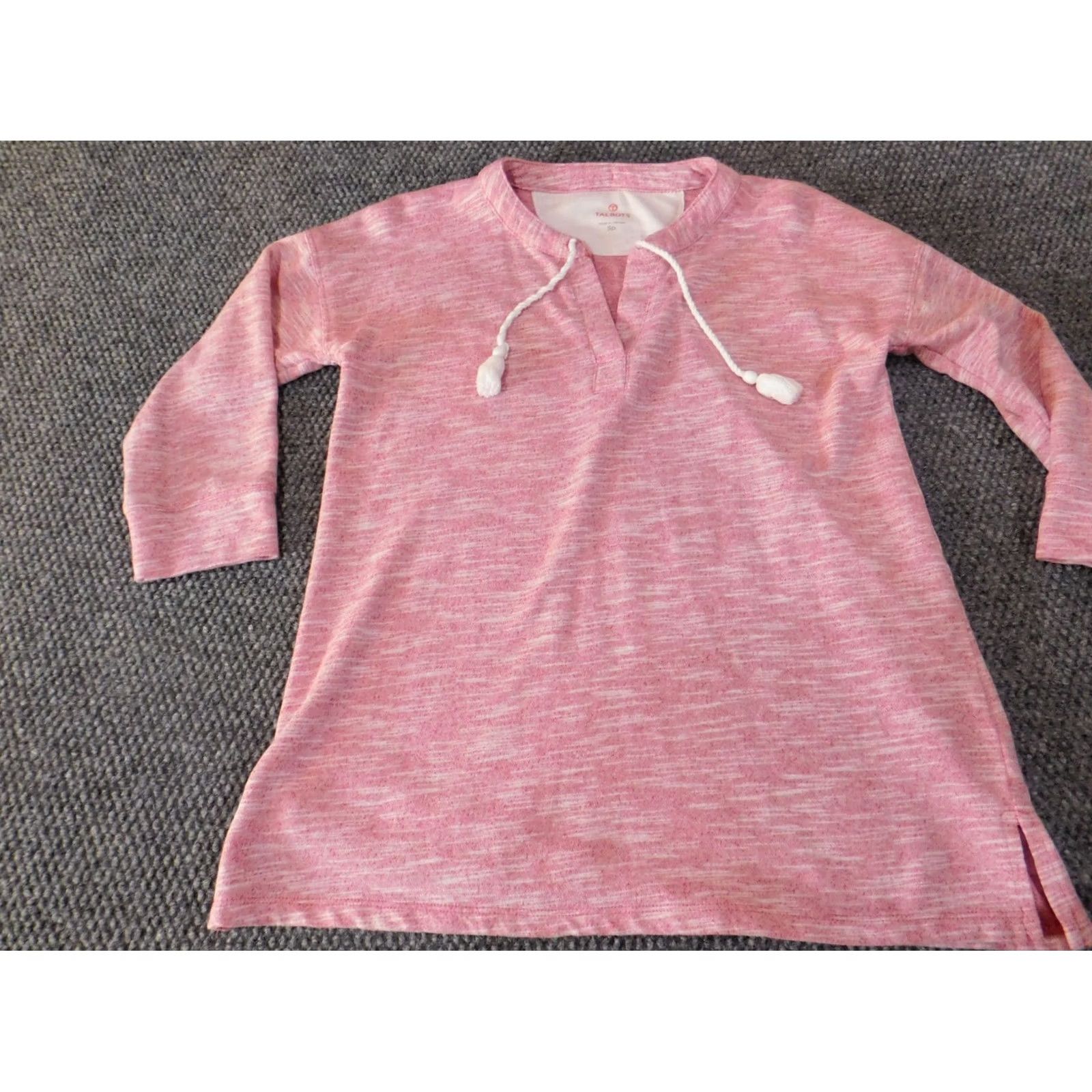 Talbots Talbots Womens Sweater Pullover PS Petite Pink Solid Round Neck Long Sleeve Casual Modern Knit Pullover Cotton Polyester Stretch Mens? Size S / US 4 / IT 40 - 3 Thumbnail
