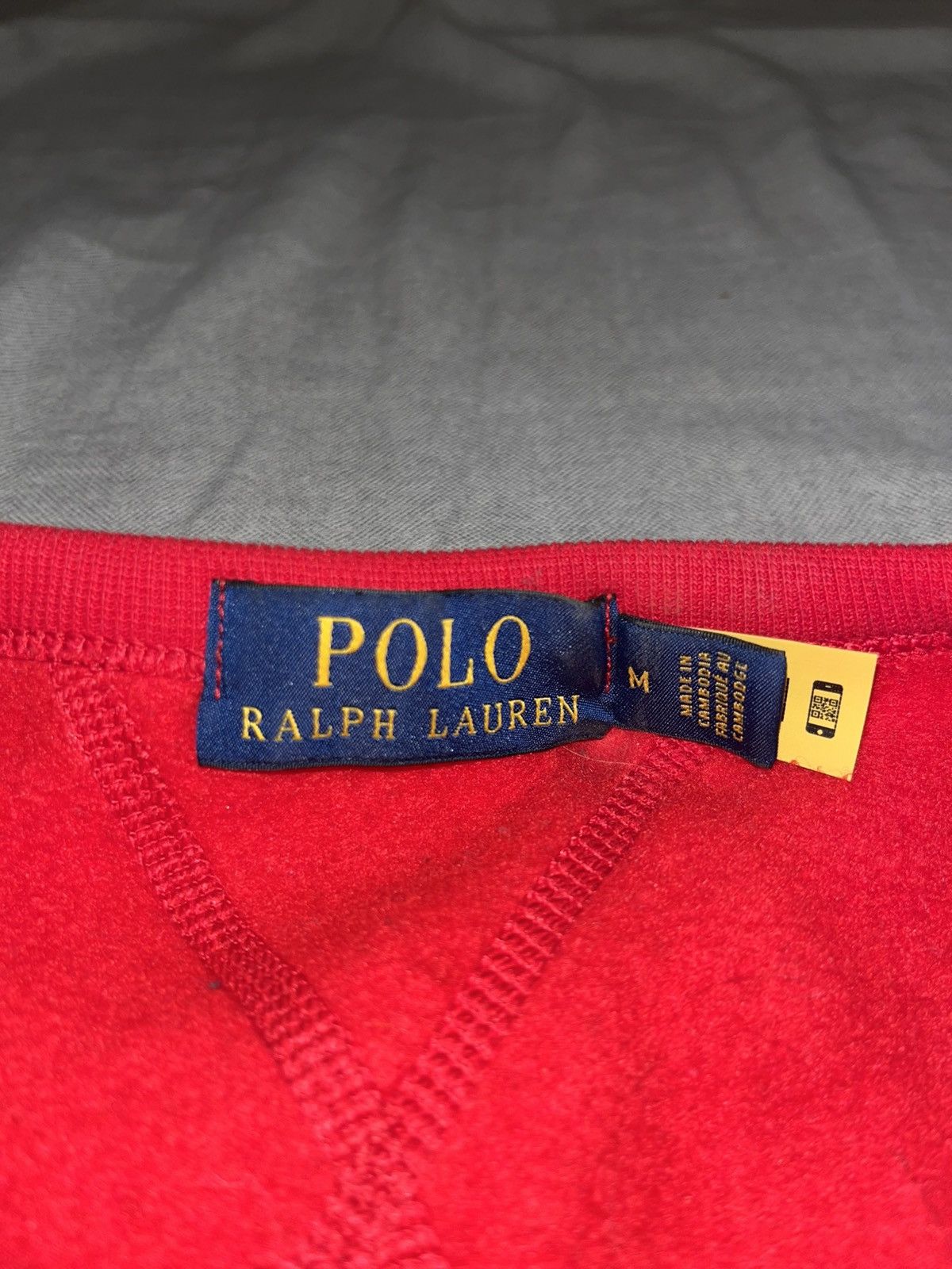 Polo Ralph Lauren Red Polo Ralph Lauren Long Sleeve Size US M / EU 48-50 / 2 - 2 Thumbnail