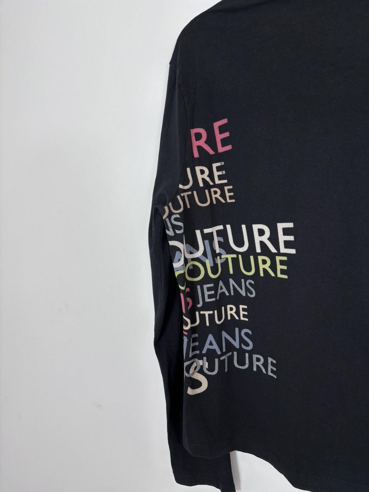 Versace Jeans Couture Versace Jeans Couture Vintage Monogram Black Long Sleeve Tee Size US M / EU 48-50 / 2 - 18 Thumbnail