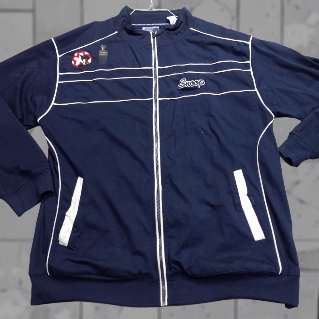 Vintage VINTAGE Snoop Dogg Track Jacket 2XL Blue Embroidered Y2K Jacket Size US XXL / EU 58 / 5 - 1 Thumbnail