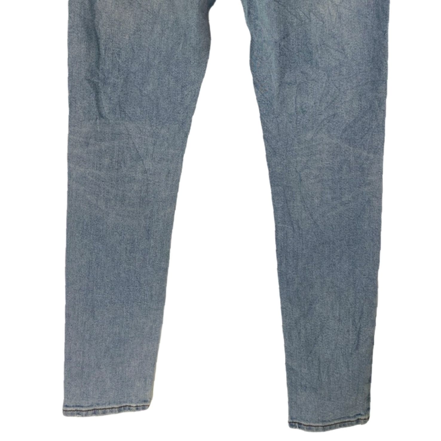 Forever 21 Forever 21 Womens Jeans Distressed Tapered Denim Blue High Rise 27 Regular 5-Pocket Womens Jeans Blue Size 27" / US 4 / IT 40 - 5 Thumbnail