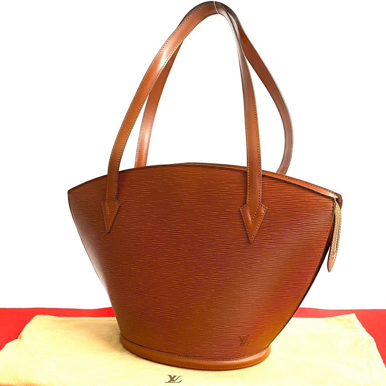 Louis Vuitton Louis Vuitton Tote Bag Brown Leather Size ONE SIZE - 1 Thumbnail