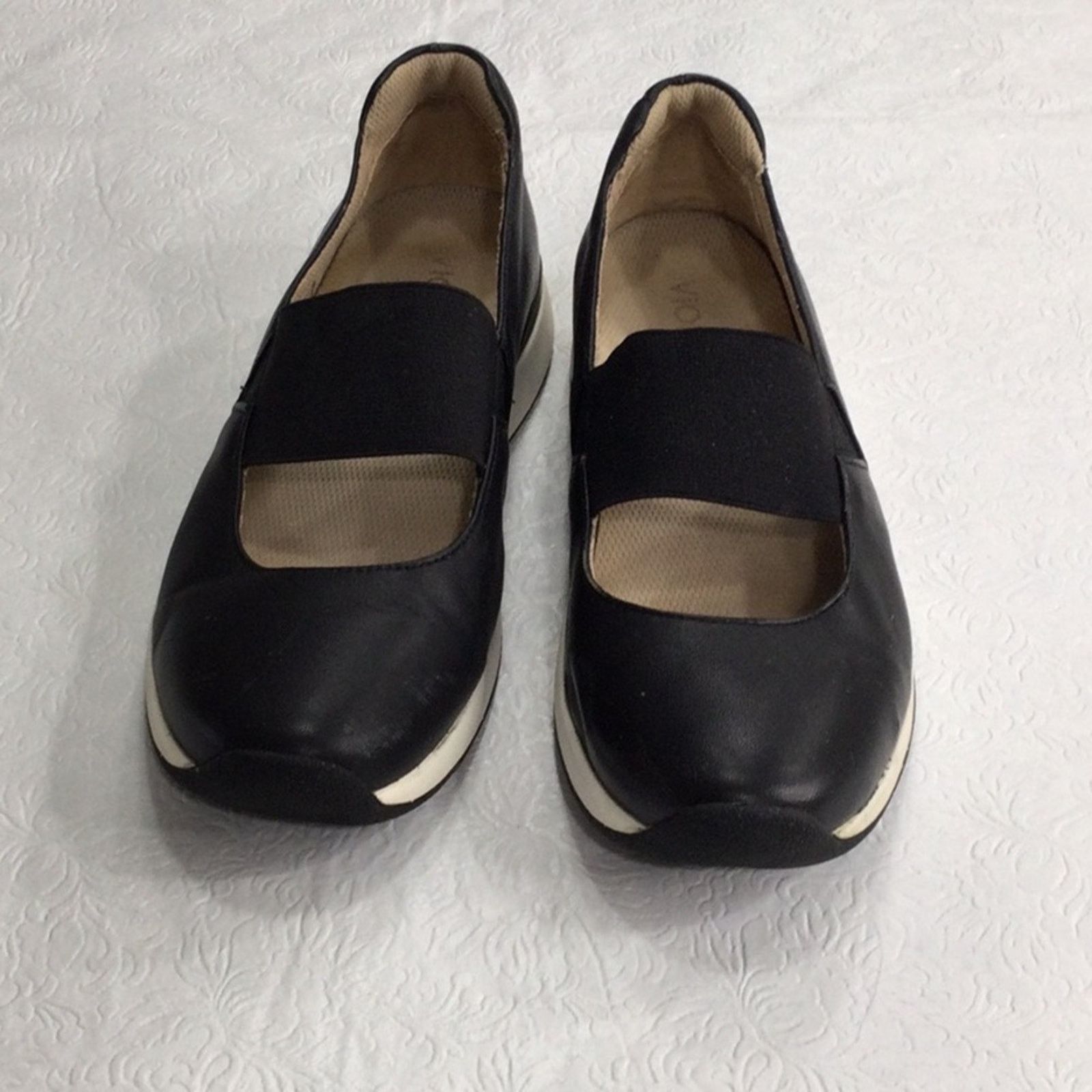 Vionic Vionic Cadee Black Leather Slip On Mary Janes Size 10 Size US 10 / IT 40 - 13 Thumbnail