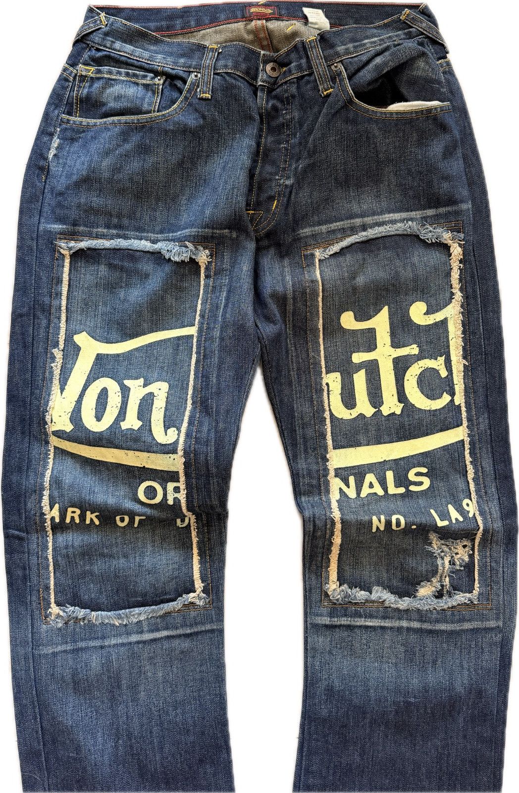 Von Dutch Vintage Von Dutch Spelled Out Jeans Size US 36 / EU 52 - 1 Thumbnail