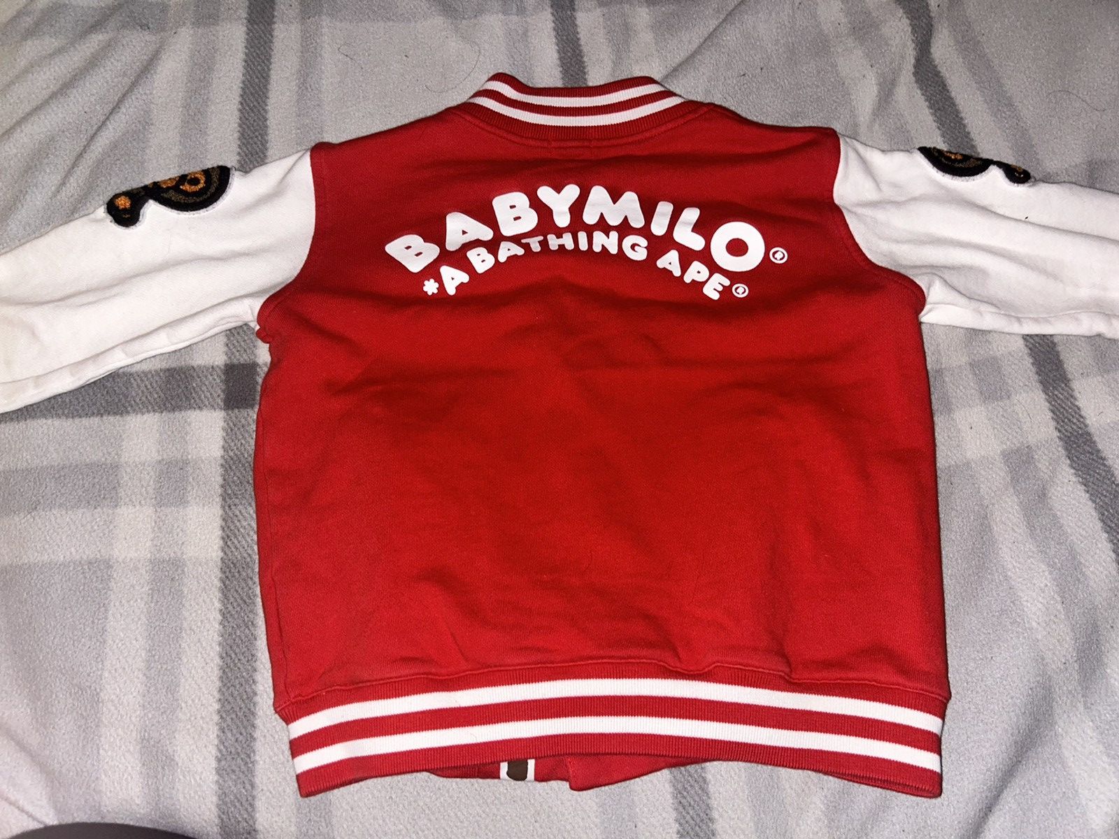 Bape Bape Kids Varsity Jacket Size US XXS / EU 40 - 2 Thumbnail