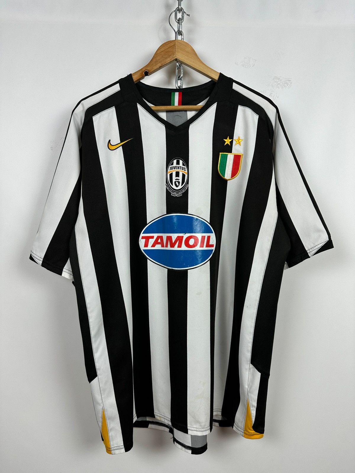 Nike 2005/06 Nike Juventus FC Total 90 Vintage Home Jersey Size US XL / EU 56 / 4 - 1 Thumbnail