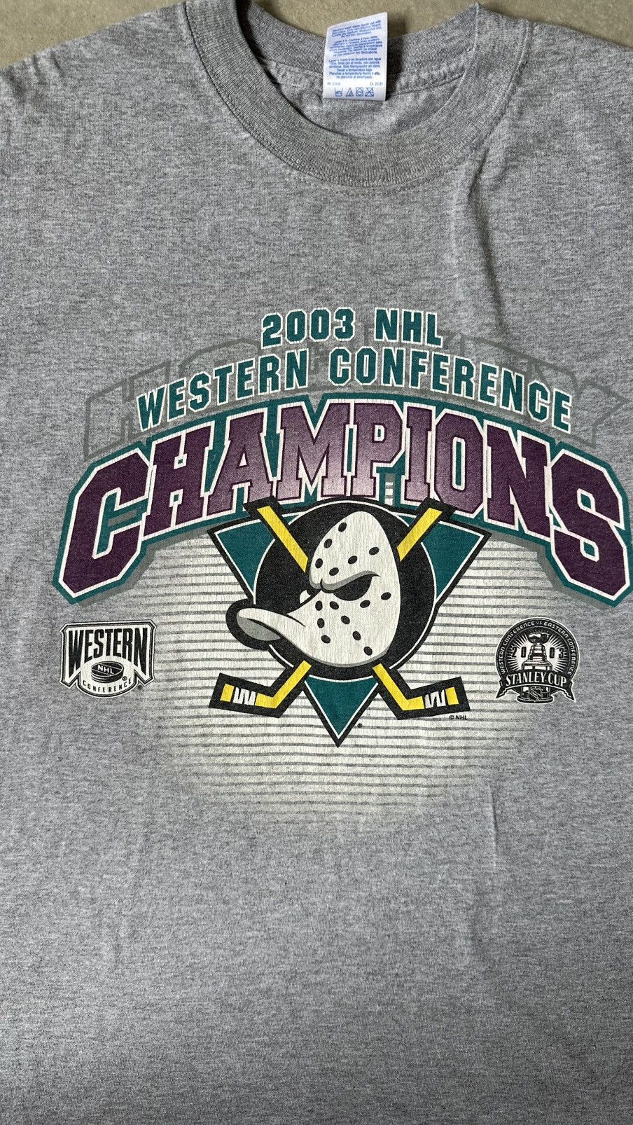 Vintage VINTAGE MIGHTY DUCKS CHAMPIONS TEE Size US M / EU 48-50 / 2 - 2 Thumbnail