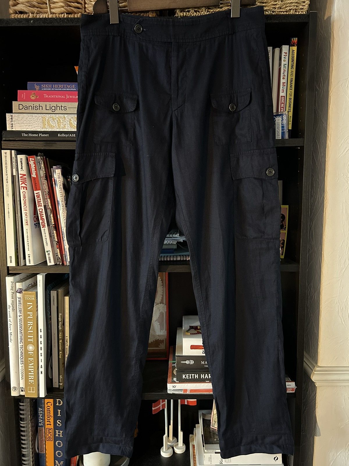 Dries Van Noten Dries Van Noten Linen/Cotton blend cargos Size US 35 - 1 Thumbnail