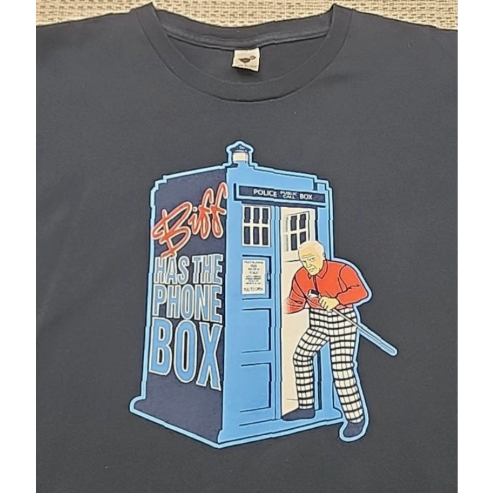 Vintage VINTAGE Tee Fury Graphic Tee Shirt Mens XL Back To The Future Biff Mash Up Short Sleeve Shirt Size US XL / EU 56 / 4 - 4 Thumbnail