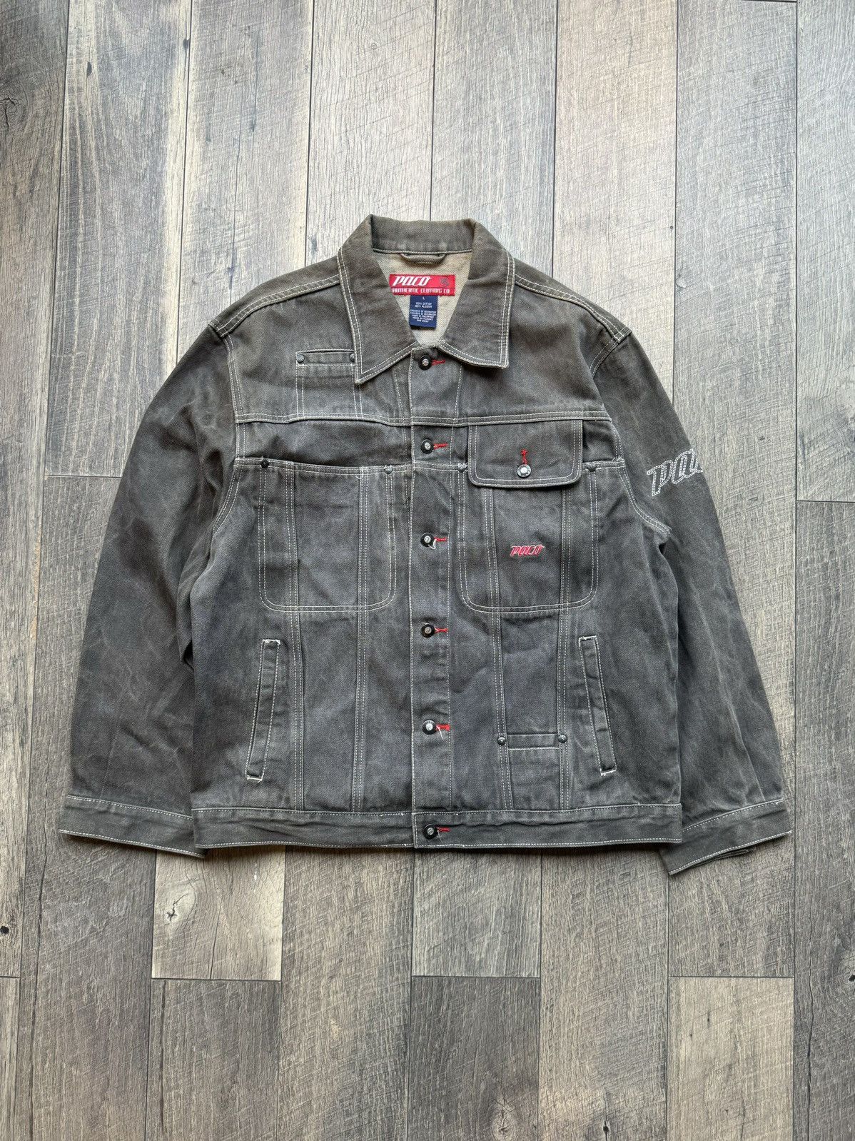 Vintage Vintage Y2K Paco Jeans Denim Black Jacket - Large Size US L / EU 52-54 / 3 - 1 Thumbnail