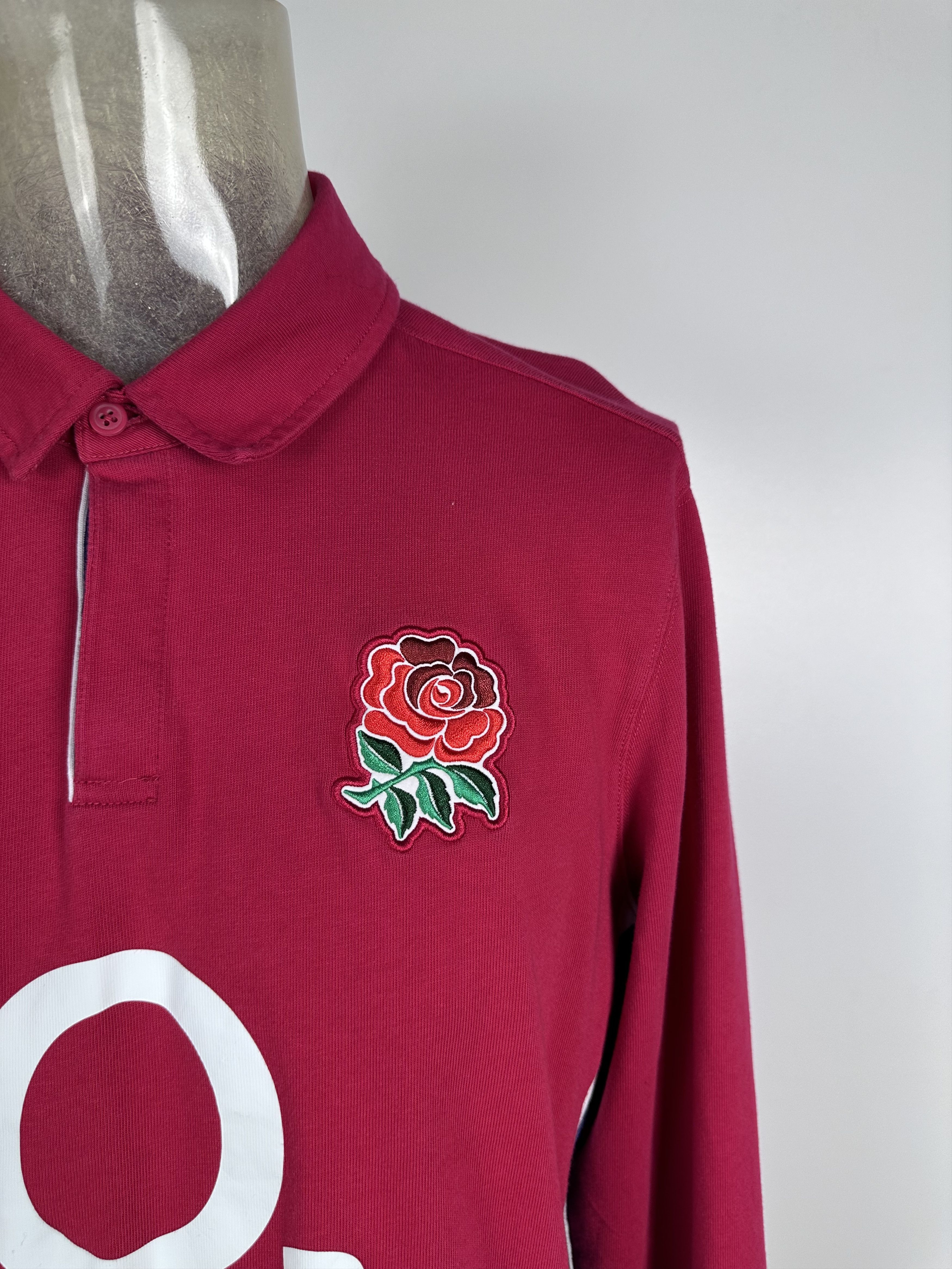 Umbro Umbro England Rugby Away Shirt Long Sleeve 2021 Red Size XL Size US XL / EU 56 / 4 - 2 Thumbnail