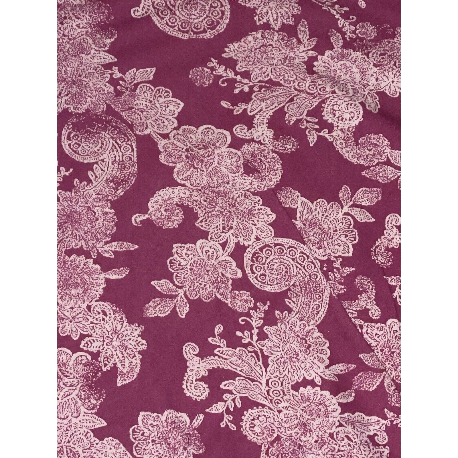 Vintage Vintage Floral Crewneck Large Magenta Granny Core Sweatshirt Size L / US 10 / IT 46 - 2 Thumbnail