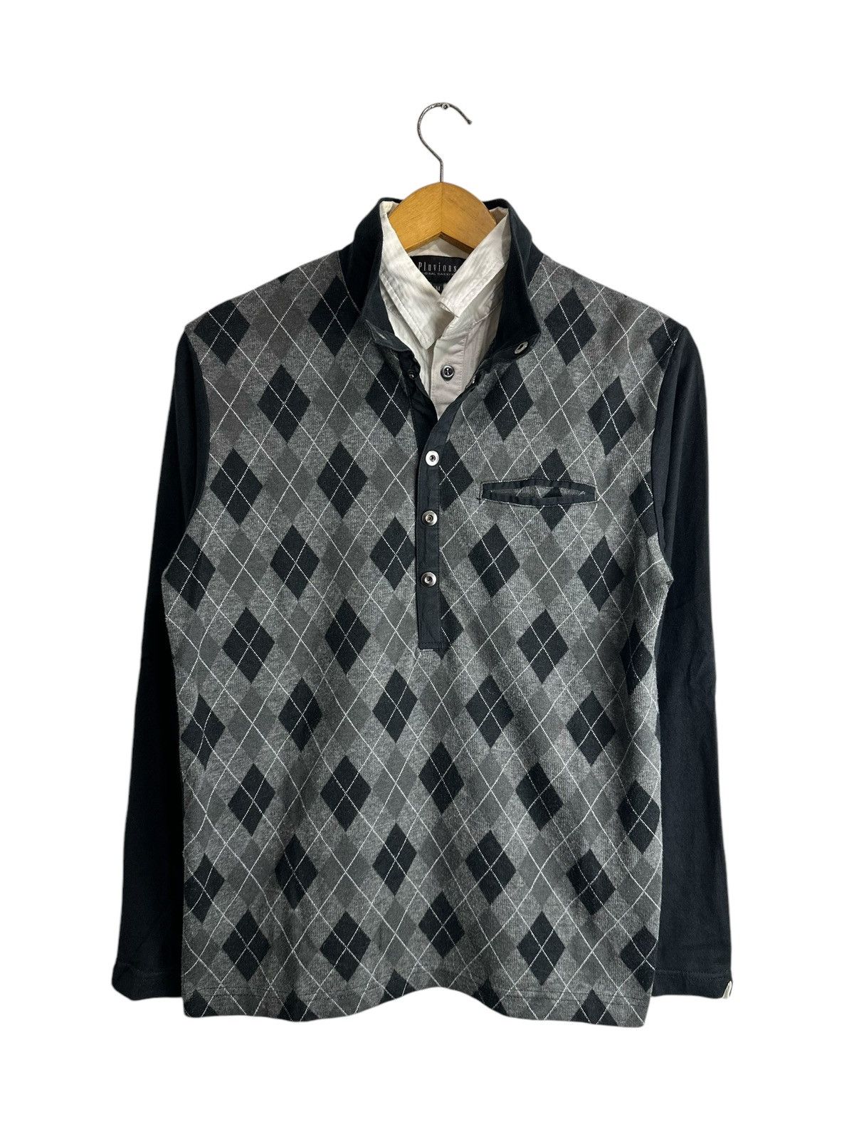 Beauty Beast PLUVIOUS DOUBLE LAYER LONG SHIRT GOTHIC IFSIX LGB STYLE Size US M / EU 48-50 / 2 - 1 Thumbnail