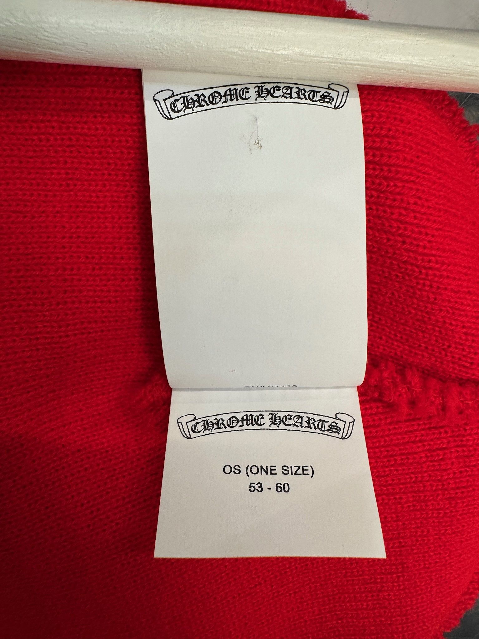 Chrome Hearts Chrome Hearts x The Rolling Stones Red Beanie Size ONE SIZE - 5 Thumbnail