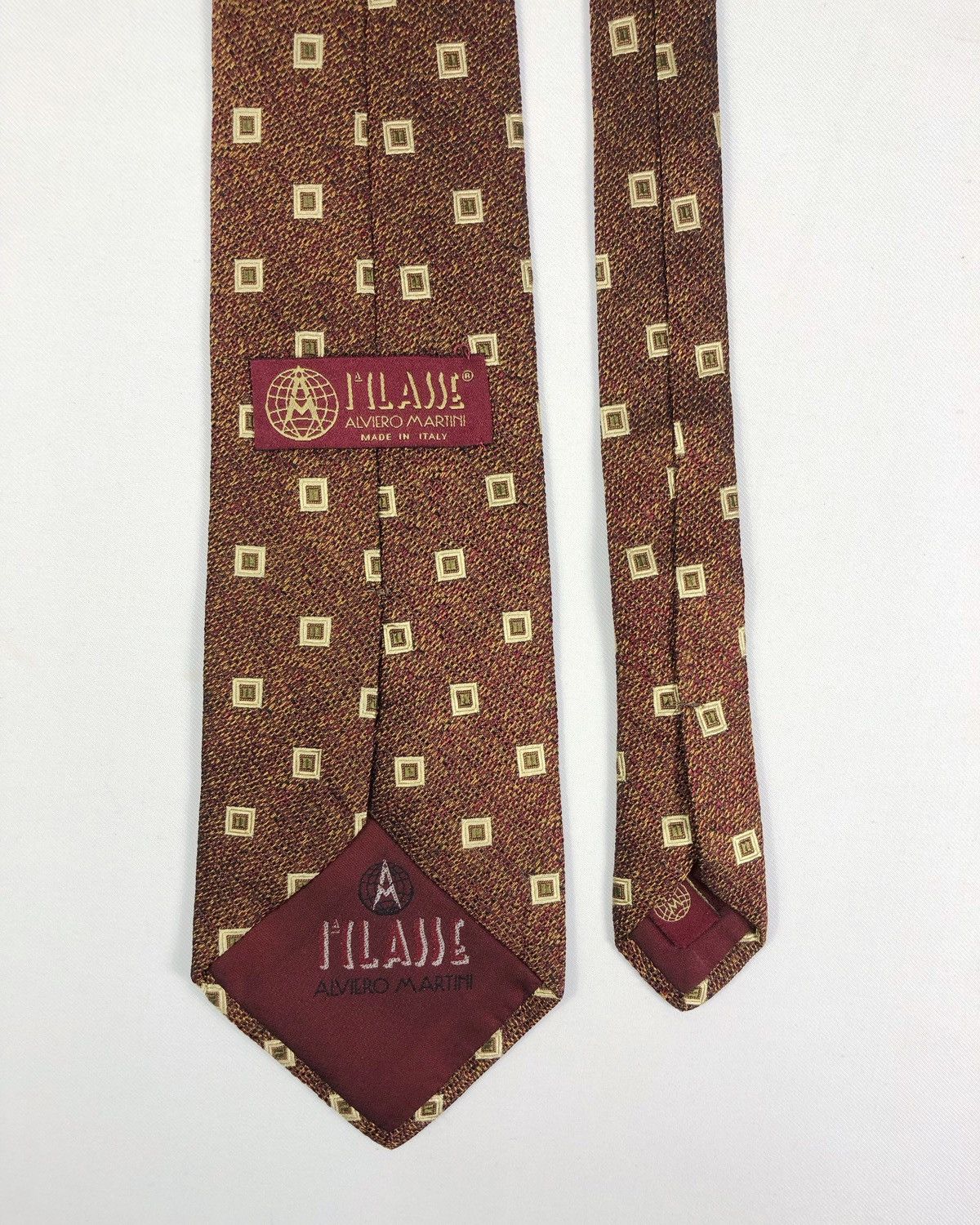 Alviero Martini Vintage Alviero Martini 1A Classe Silk Tie Made in Italy Size ONE SIZE - 4 Thumbnail