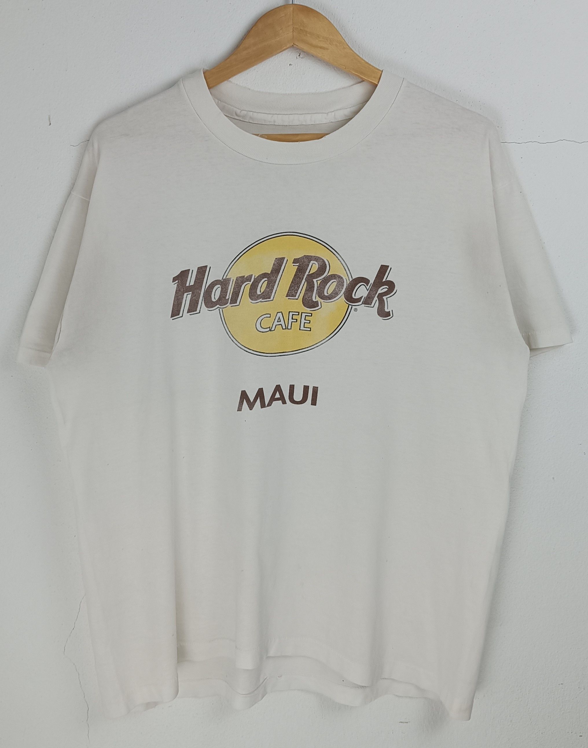 Hard Rock Cafe VINTAGE 90'S HARD ROCK CAFE MAUI SINGLE STITCH MADE IN USA Size US L / EU 52-54 / 3 - 3 Thumbnail