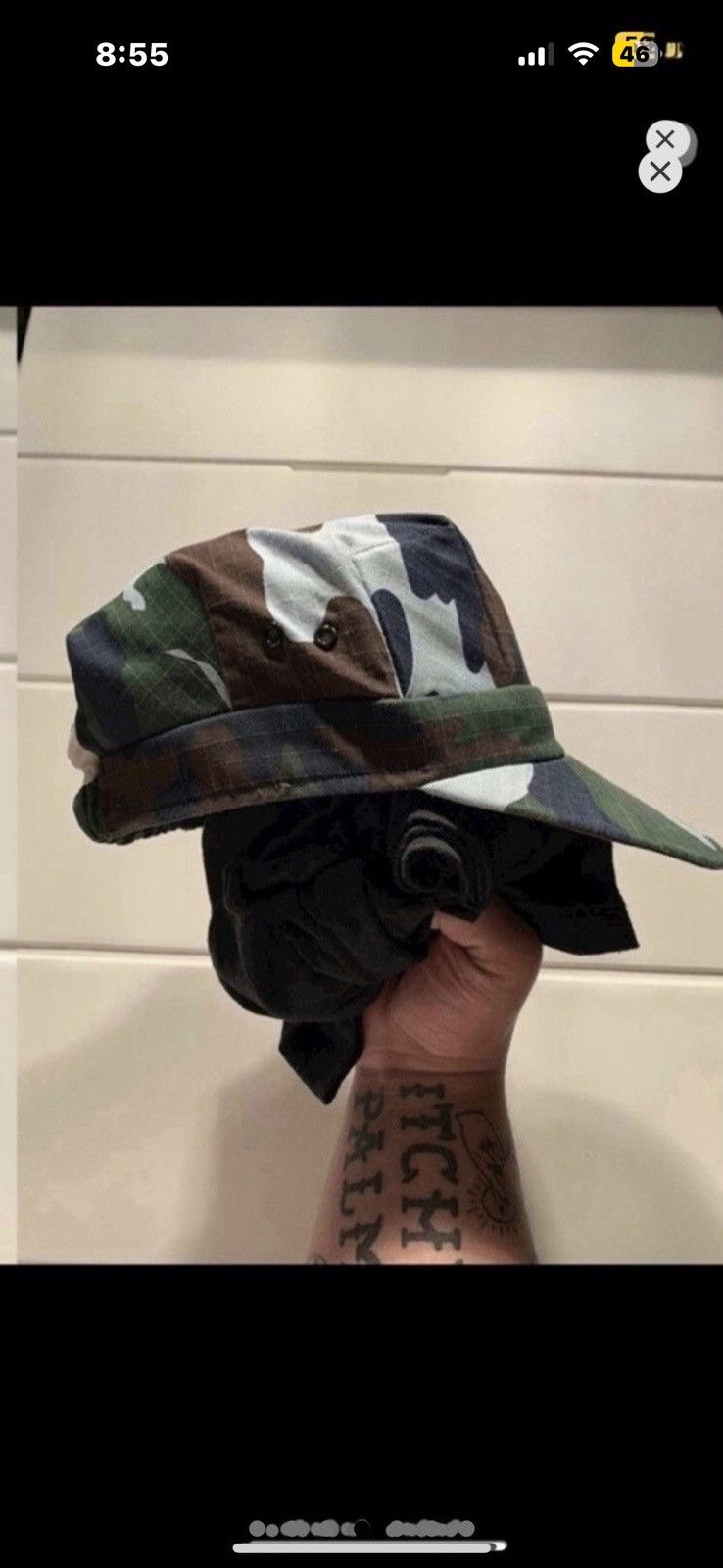 Vintage ***FINAL DROP***RARE 90s RIPSTOP MILITARY CAP O/S Size ONE SIZE - 4 Thumbnail