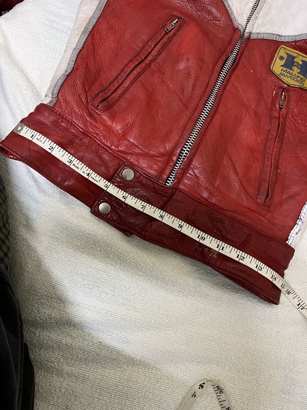 Vintage Vintage 70s Sweden Motorcycle Biker Jacket Size M / US 6-8 / IT 42-44 - 16 Thumbnail