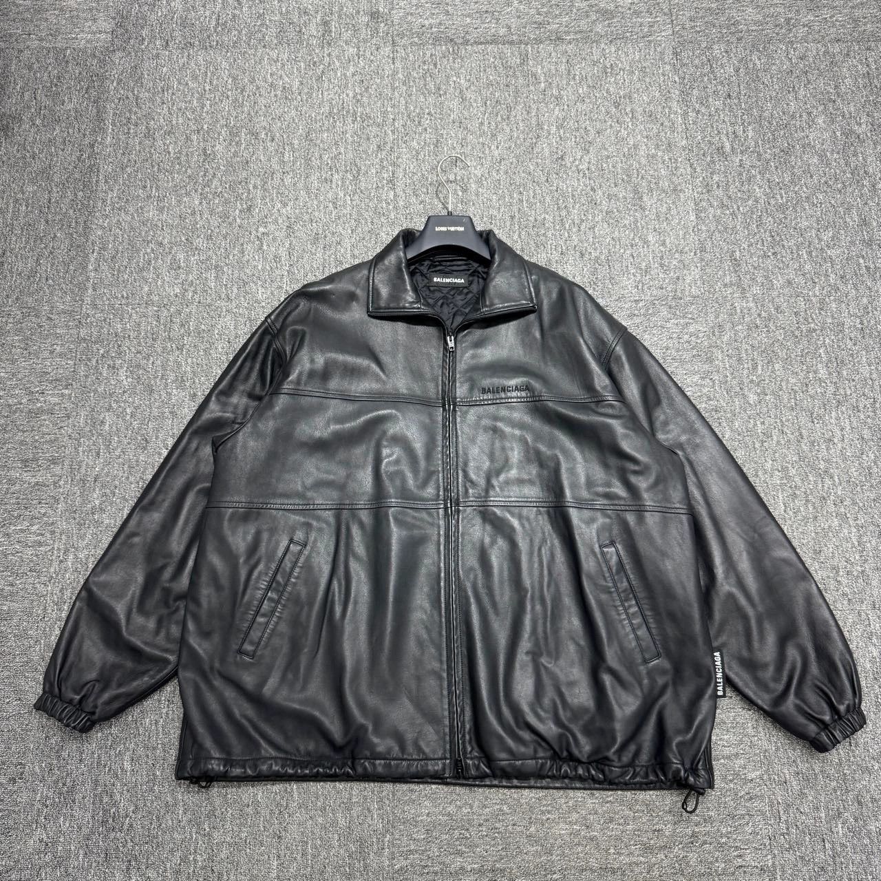 Balenciaga Leather Padded Jacket - dmc