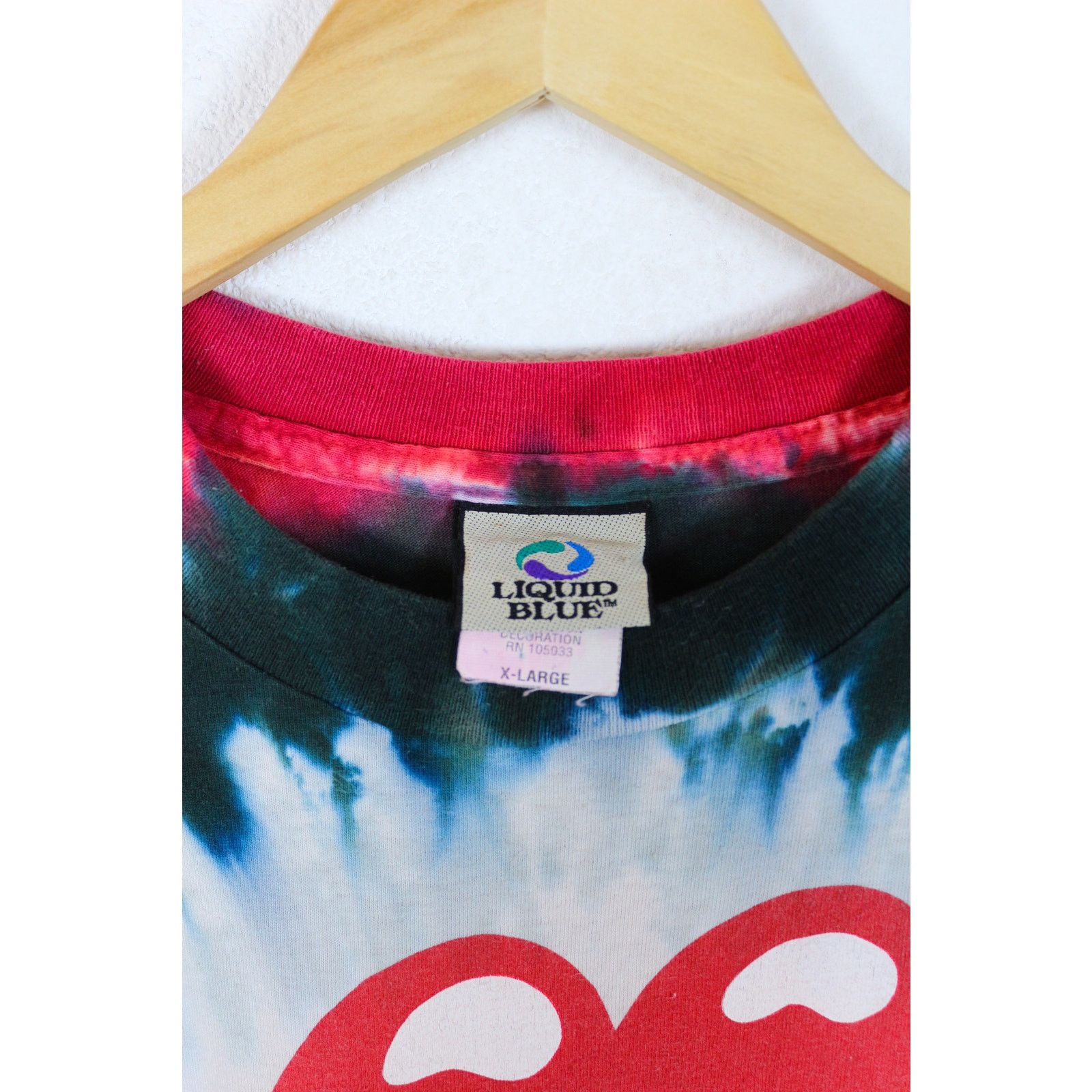 The Rolling Stones Vintage The Rolling Stones Lips Tie Dye T-shirt Tee Y2K 90s Size US XL / EU 56 / 4 - 4 Thumbnail