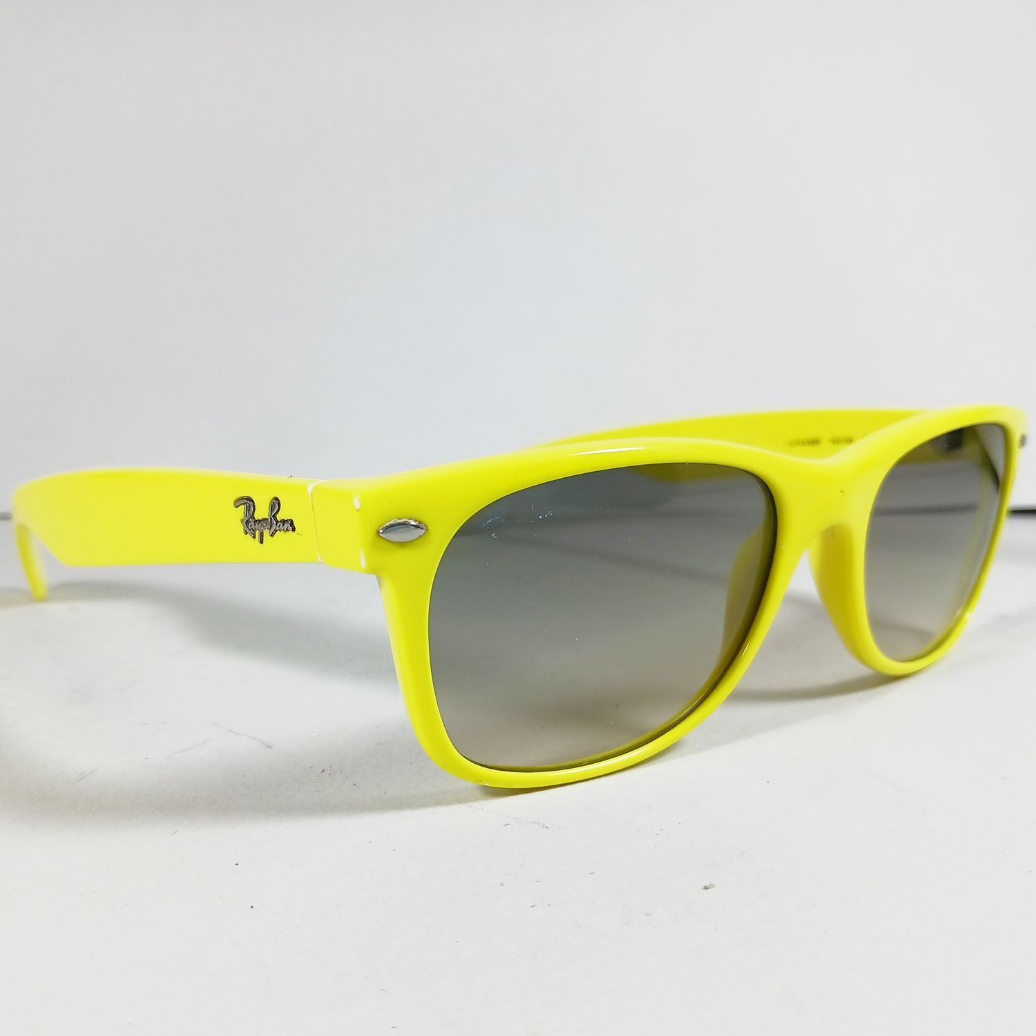 RayBan Ray Ban RB2132 Neon Yellow New Wayfarer Unisex Sunglasses Size ONE SIZE - 2 Thumbnail