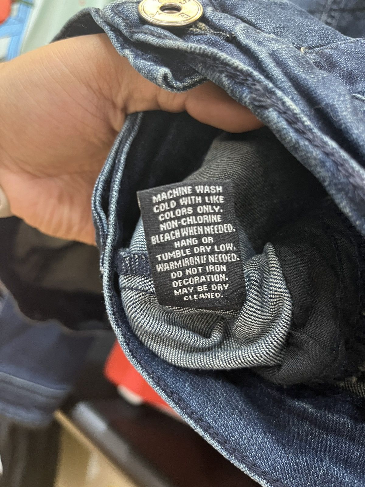 Other Jean Jacket with Black Collar Size US XL / EU 56 / 4 - 4 Thumbnail
