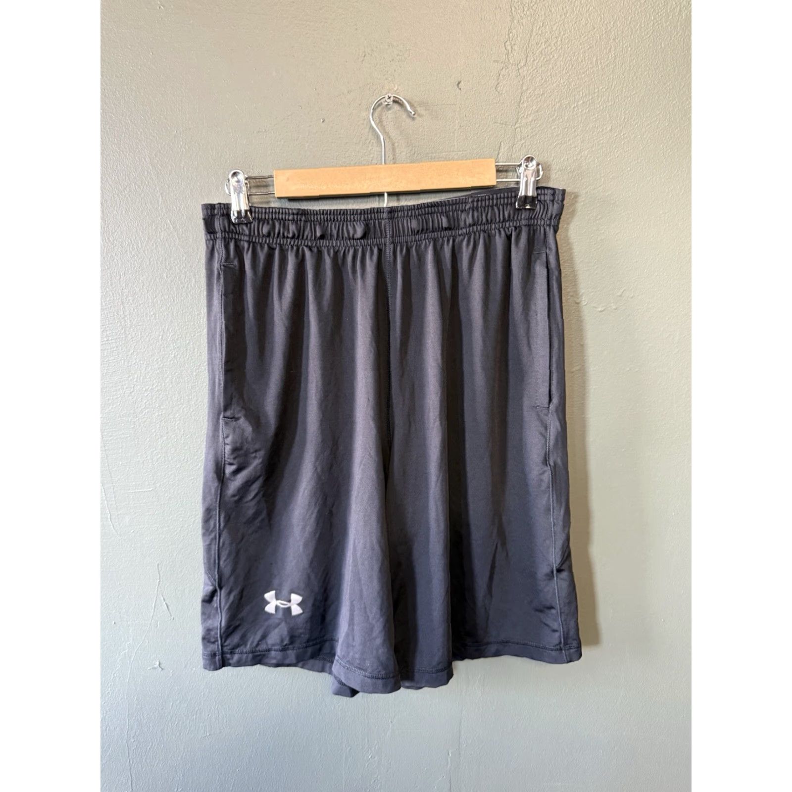 Under Armour Under Armour Mens Athletic Basketball Shorts L Black Size US 33 - 2 Thumbnail