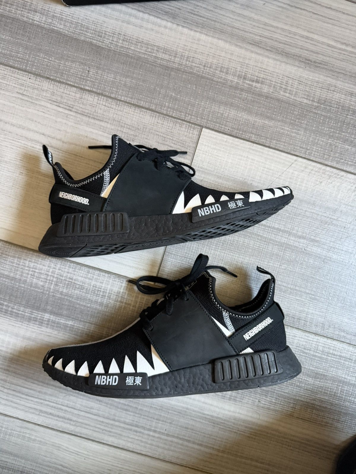 Adidas × Neighborhood Adidas x Neighborhood NMD R1 PK Shark Tooth Size 11.5 DS NEW Size US 11.5 / EU 44-45 - 5 Thumbnail