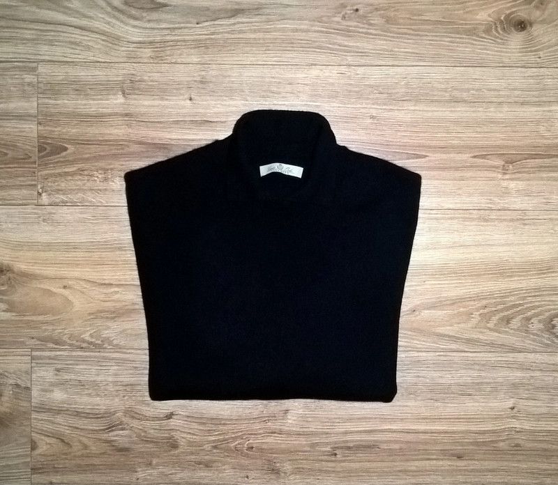 Other 100% cashmere sweater jumper navy black vintage Size M / US 6-8 / IT 42-44 - 2 Thumbnail