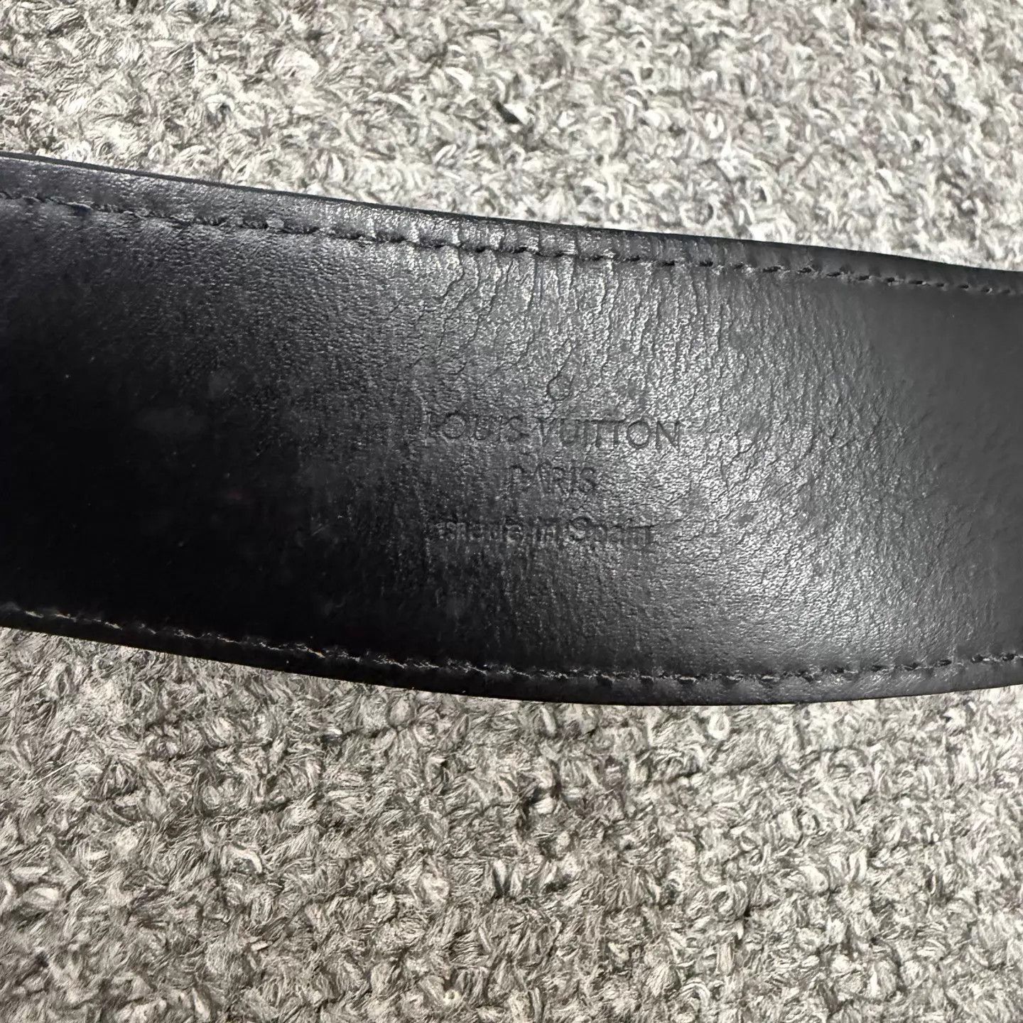 Louis Vuitton LV Black Damier Belt 95cm 95 New Size ONE SIZE - 5 Thumbnail