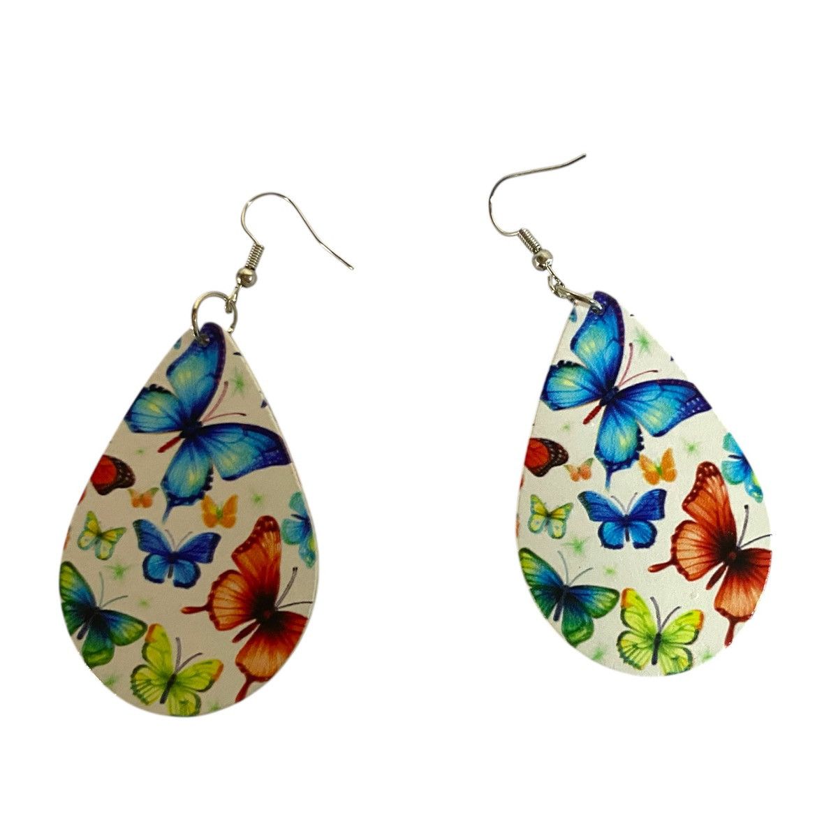 Other Beautiful Colorful Butterfly Teardrop Earrings Size ONE SIZE - 2 Thumbnail