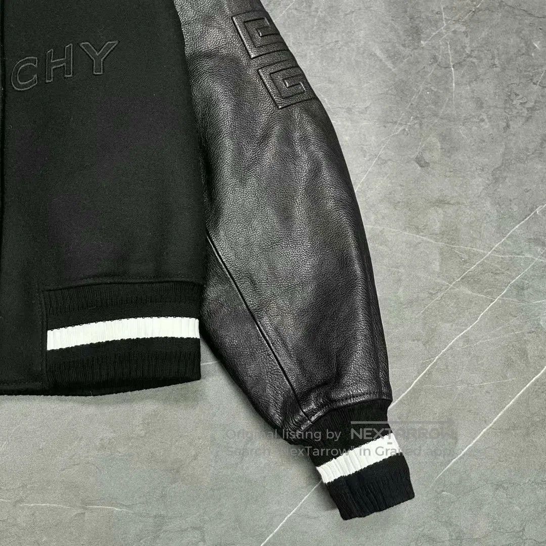 Givenchy givenchy leather sleeve baseball jacket size 36. Size US S / EU 44-46 / 1 - 4 Thumbnail