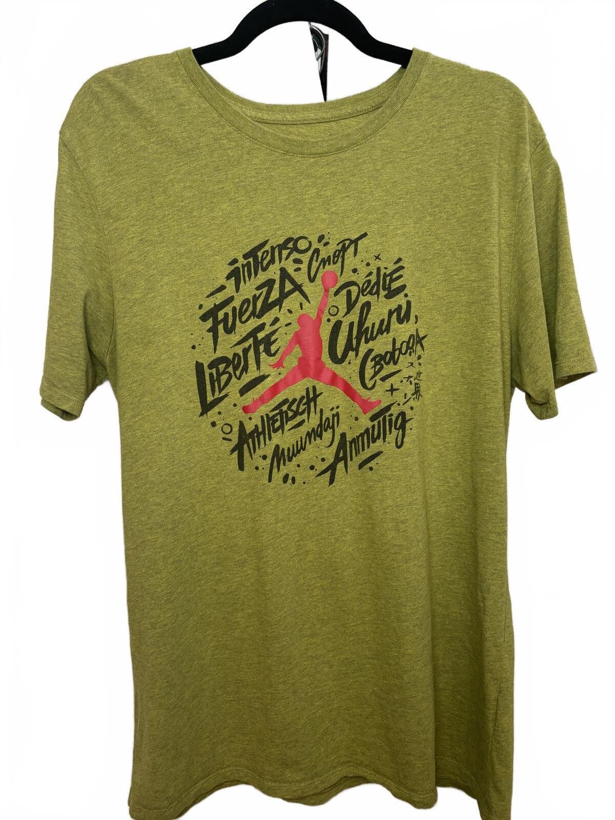 Jordan Brand Jordan Graphic T-Shirt Green Size Large Size US L / EU 52-54 / 3 - 1 Thumbnail