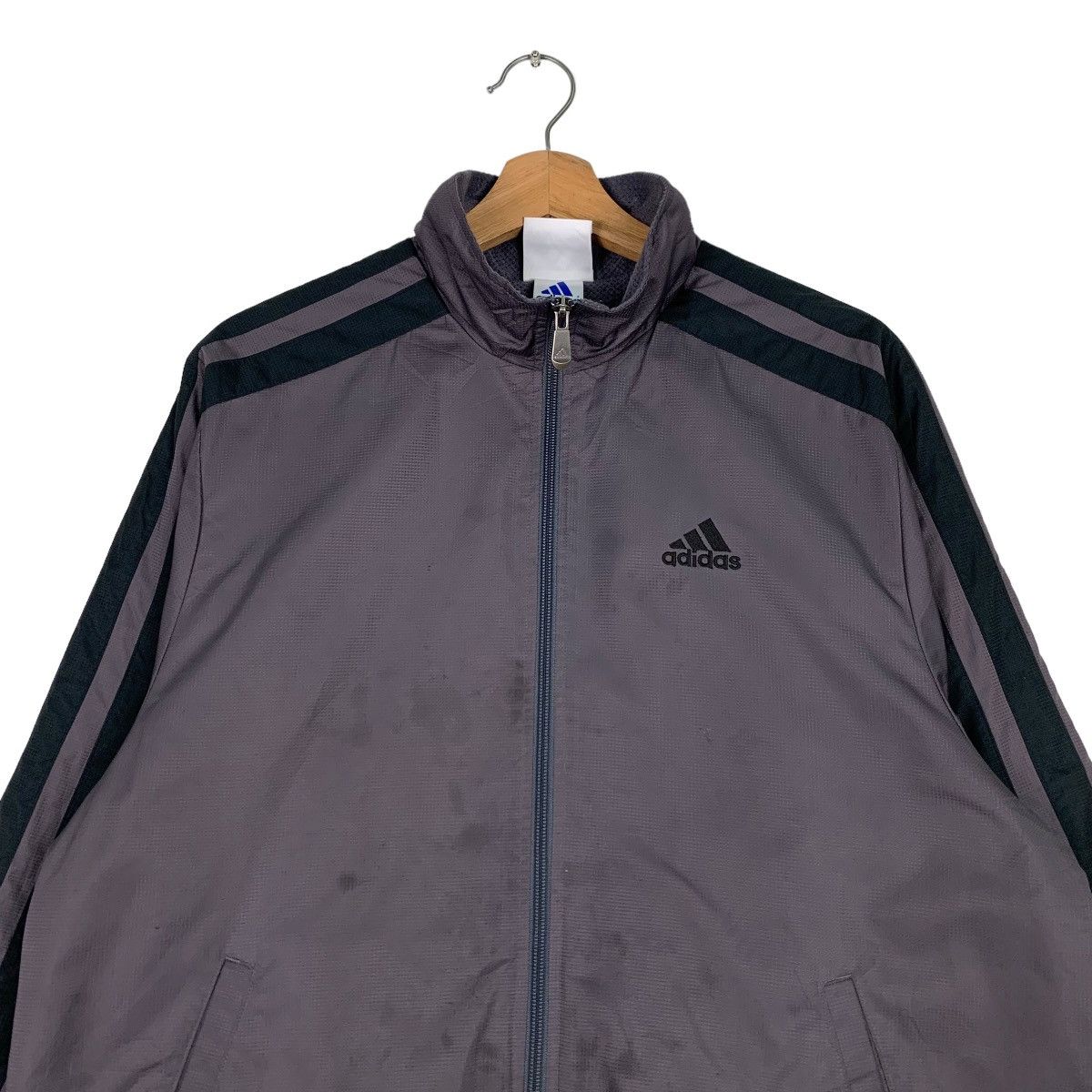 Adidas 90's ADIDAS EMBROIDERY SMALL LOGO LIGHT JACKET #0389-C18 Size US M / EU 48-50 / 2 - 2 Thumbnail