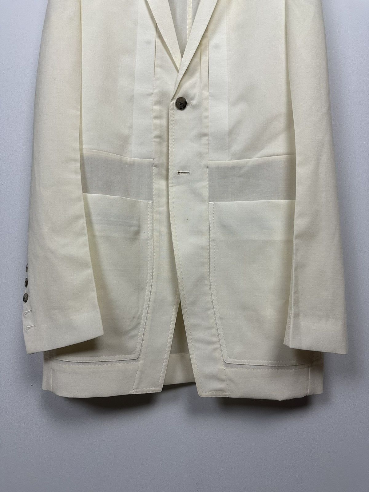 Rick Owens SS22 ‘FOGACHINE’ Zanlight Fogpocket Easy Blazer Size US M / EU 48-50 / 2 - 3 Thumbnail