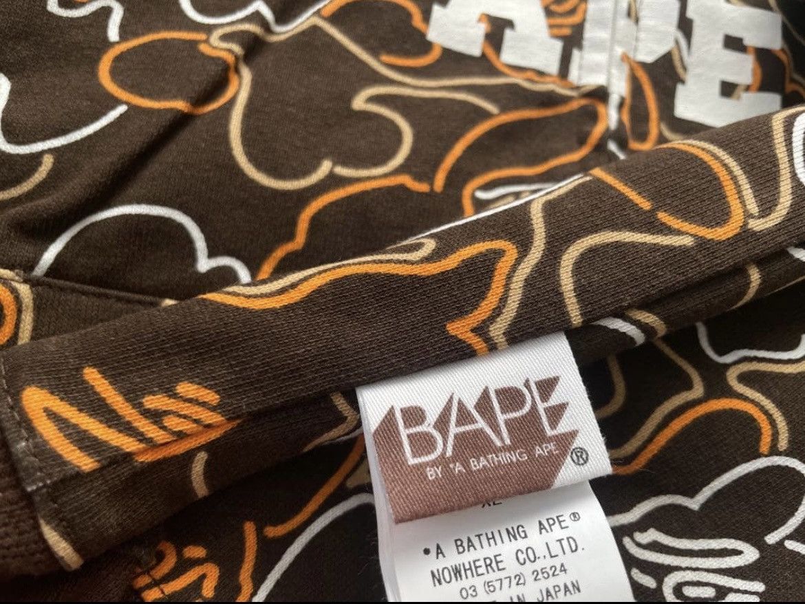 Bape RARE OG 2006 A BATHING APE REVERSIBLE COLLEGE NEON FULLZIP Size US XL / EU 56 / 4 - 10 Thumbnail