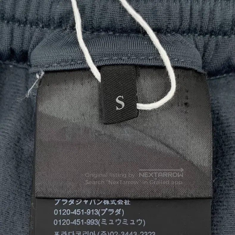 Prada Prada Size S Blue and gray logo triangle logo straight casu Size US 29 - 8 Thumbnail