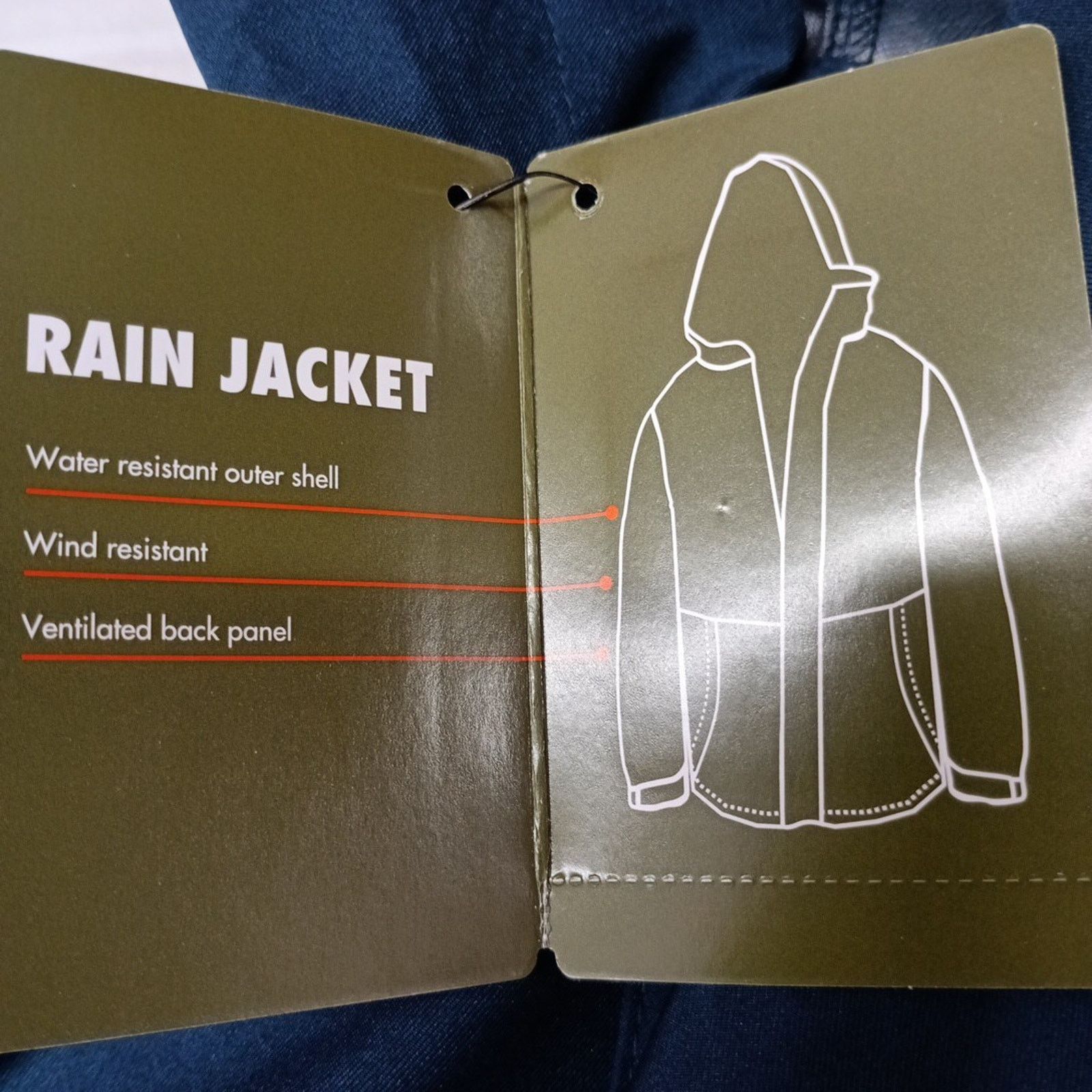 Other Ozark Trail Rain Jacket Men's Size L Blue Waterproof Hooded Size US L / EU 52-54 / 3 - 9 Thumbnail