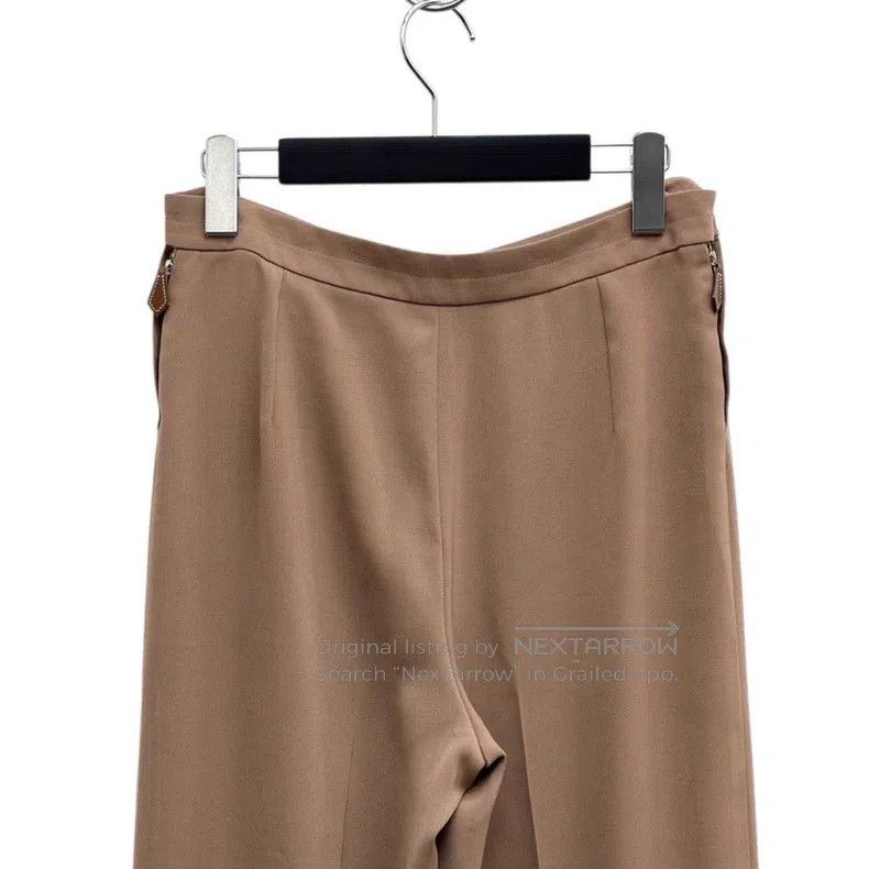 Hermes Hermes Artificial silk pants Size 25" / US 0 / IT 36 - 4 Thumbnail